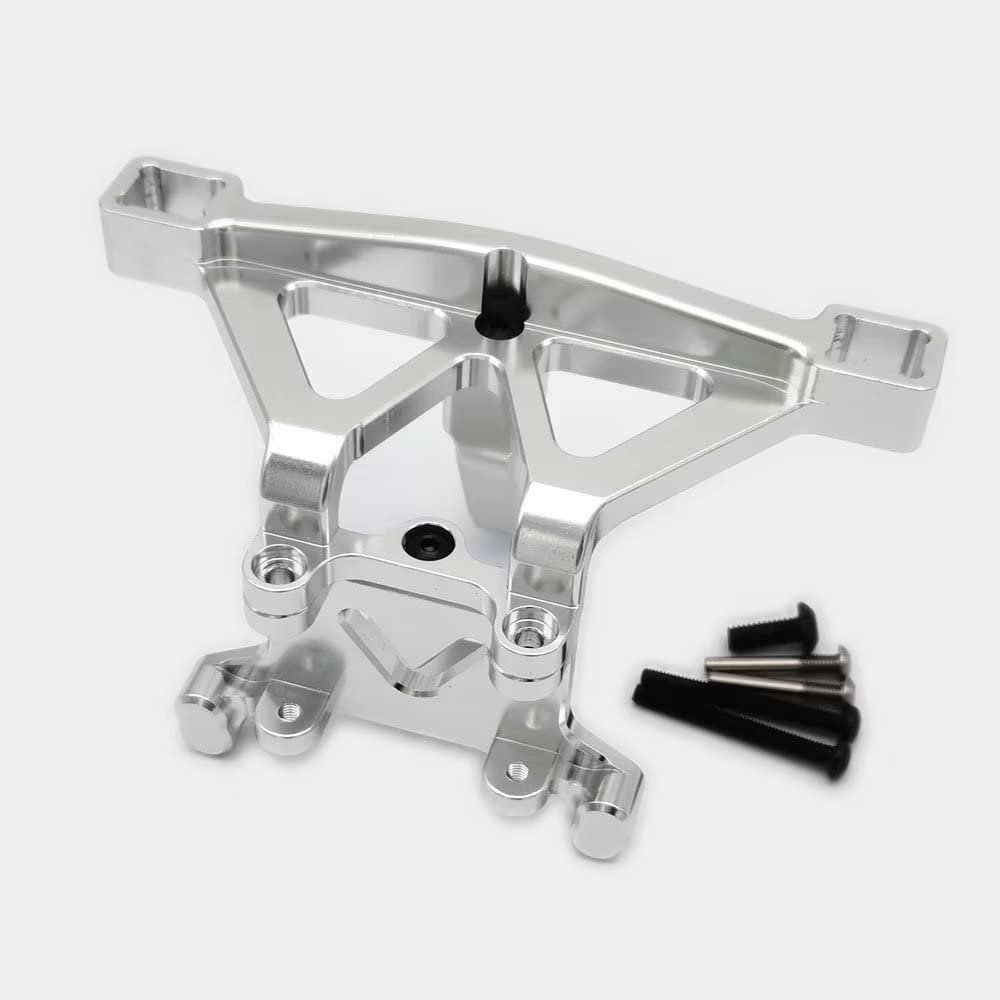 Aluminum Front Body Mounts Body Post Silver for Traxxas Revo E Revo 1 and 2 Version Summit Slayer Pro 4x4 5314