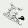 Aluminum Front Body Mounts Body Post Silver for Traxxas Revo E Revo 1 and 2 Version Summit Slayer Pro 4x4 5314 view 3