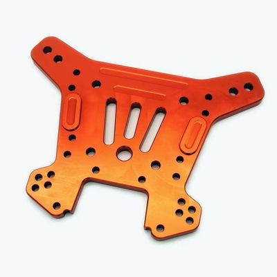 Aluminum Rear Shock Tower Orange for Traxxas 1/8 Sledge 9538