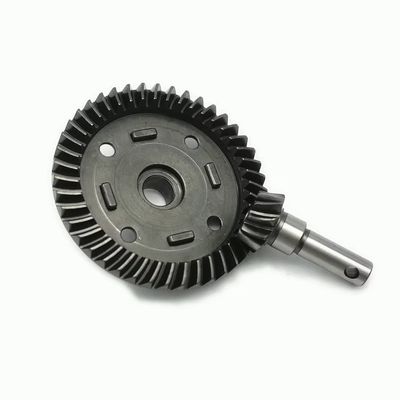 Hard Chrome Steel Spiral Cut Differential Ring Gear Pinion Gear 43T/10T for Traxxas 1/8 Sledge 9579