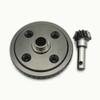 Hard Chrome Steel Spiral Cut Differential Ring Gear Pinion Gear 43T/10T for Traxxas 1/8 Sledge 9579 view 3
