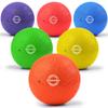 BallFUN Dodgeballs Playground Balls 8.5", Dodge Ball Set for Kids & Adults, Bouncing Kickballs Handball for Outdoor & Indoor Games - Includes Pump & Mesh Storage Bag (8.5",6 Pack) view 1