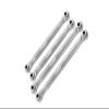 Axial 1/18 UTB18 Capra 4WD Unlimited Trail Buggy AXI01002 Upgrade Parts Aluminum 7075-T6 Front Upper & Rear Upper Links Tie Rods - Silver view 1