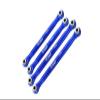 Axial 1/18 UTB18 Capra 4WD Unlimited Trail Buggy AXI01002 Upgrade Parts Aluminum 7075-T6 Front Upper & Rear Upper Links Tie Rods - Blue view 1