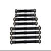 Aluminum 6061-T6 Adjustable Tie Rods Linkage for Traxxas 1:18 TRX4M Ford Bronco Crawler 97074-1 / TRX4M Land Rover Defender 97054-1 Upgrades - Black view 1