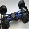 Aluminum 6061-T6 Adjustable Tie Rods Linkage for Traxxas 1:18 TRX4M Ford Bronco Crawler 97074-1 / TRX4M Land Rover Defender 97054-1 Upgrades - Black view 2