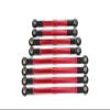 Aluminum 6061-T6 Adjustable Tie Rods Linkage for Traxxas 1:18 TRX4M Ford Bronco Crawler 97074-1 / TRX4M Land Rover Defender 97054-1 Upgrades - Red view 1