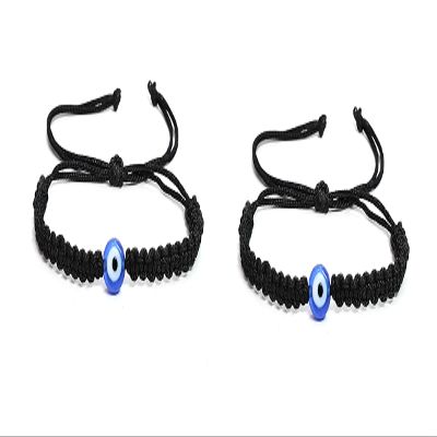 ASTROGHAR Pair Of Evil Eye Protection Najariya Adjustable Najariya Bracelets For Babies and Kids Set Of 2, One Size, Crystal, OTHER