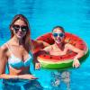 Jasonwell Inflatable Pool Toys Floats for Swimming Pool Party Lake Beach Kids Adults - 4 Pack Floaties Pool Tubes Swim Rings Fruit Water Floaty Watermelon Kiwi Orange Grape view 2