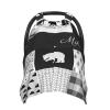 Personalized Woodland Theme Baby Car Seat Canopy for Babies with Name, Custom Bear Baby Car Seat Covers for Boys Girls, Opening Minky Nursing Breastfeeding Cover Infant Carseat Canopies for Newborn view 1
