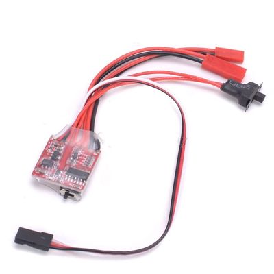 APEFIT RC Helicopter Aircraft Parts for RC ESC 20A / 30A Brush Motor Speed Controller Forward Reverse Brake 2S for Controller Boat Car Tank RC Parts Replaceable Accessories (Color : 1PCS 20A ESC)