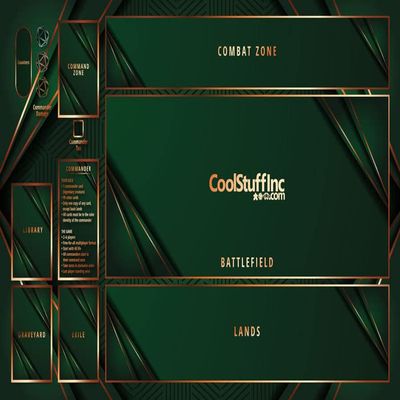 Magic: The Gathering New Player Play Mat (Commander) (Green Left)
