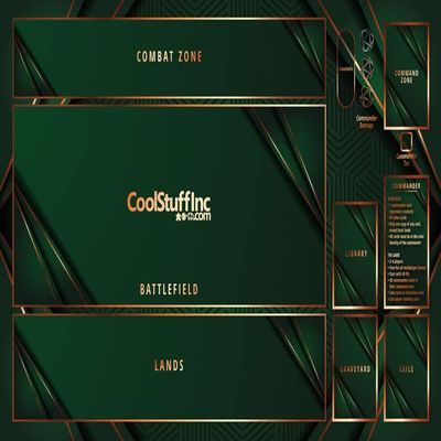 Magic: The Gathering New Player Play Mat (Commander) (Green Right)