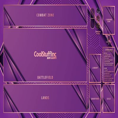 Magic: The Gathering New Player Play Mat (Commander) (Purple Right)