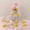 AUEAR, 50 Pack Yellow Wool Felt Mini Bumble Bee Craft Balls for DIY Party Tent Clothing Hat Gift Decoration view 3