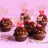 24Pcs Pink Glitter Valentine's Day Cupcake Toppers Pink Glitter Love Heart Be Mine Cupcake Picks Valentine's Day Theme Wedding Engagement Party Cake Decorations Supplies view 4