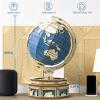3D Wooden Puzzle for Adults-Huge Globe Puzzle Box-Wood Model Kit to Build for Adults and Teens(4 Pcs a Carton) view 2