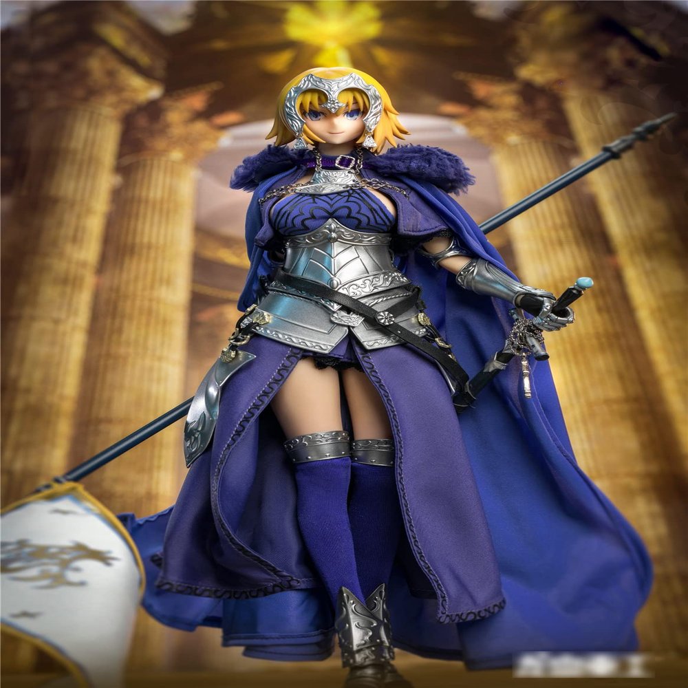 Lmzauet 1/6 Action Figure Joan of arc 12 inch Super Flexible Figure Doll Full Set