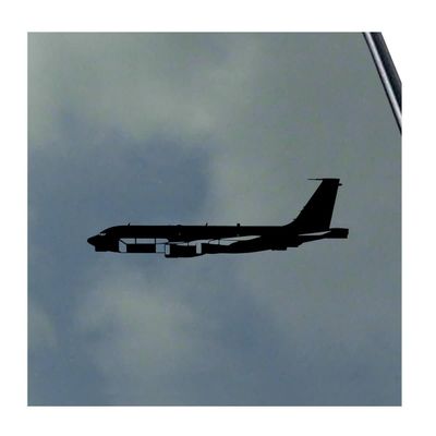 RC-135U Combat Sent Pilot Crew Side View Vinyl Sticker Decal Reconnaissance RC-135 RC135