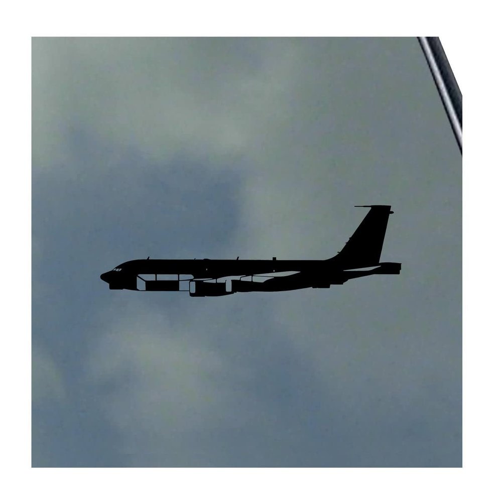 RC-135U Combat Sent Pilot Crew Side View Vinyl Sticker Decal Reconnaissance RC-135 RC135