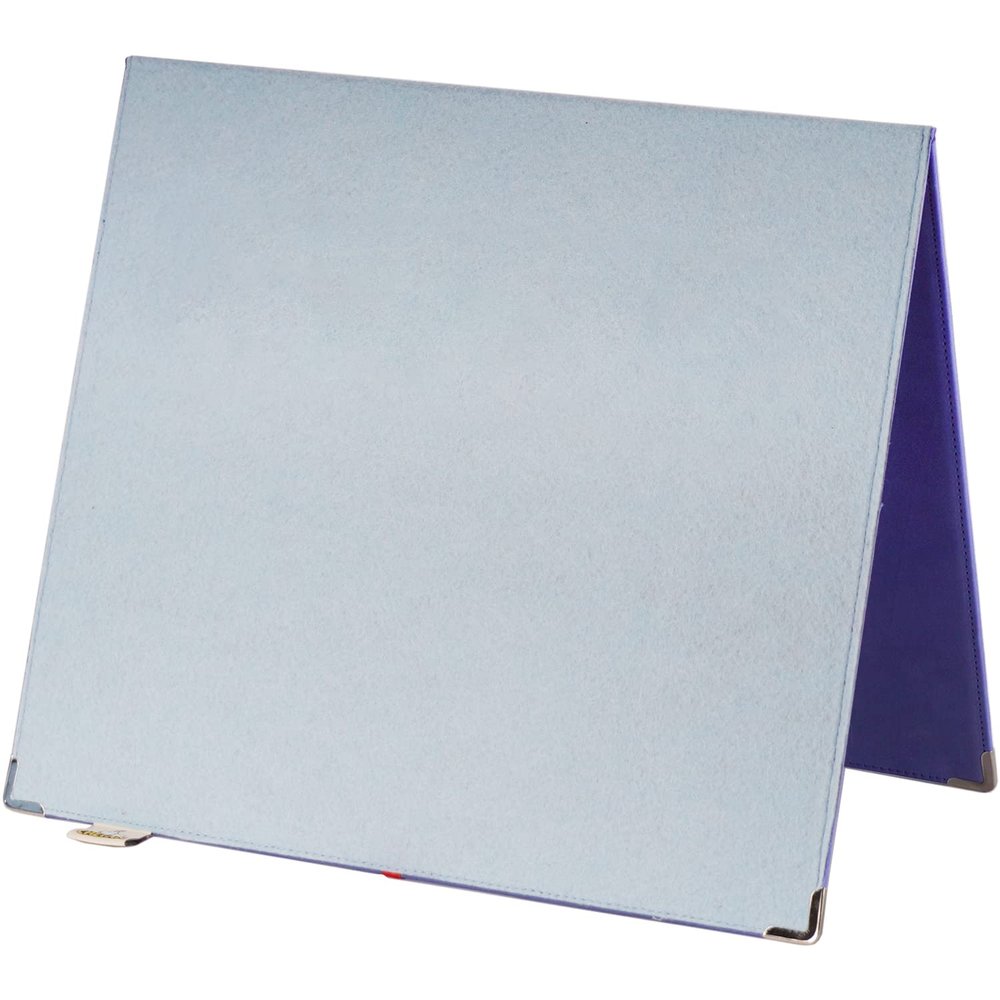 CHEFAN Foldable Felt Board for Toddlers, Freestanding Flannel Board for Kids, Preschool Classroom and Daycare Storytelling Use, Compatible with Felt Set, Large Blue