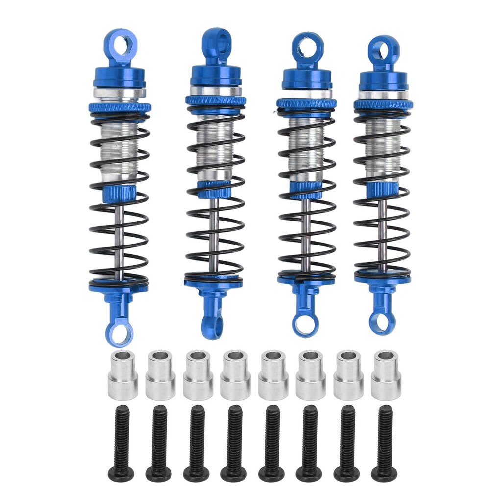 Keenso Front Rear Shock Absorbers, Aluminum Alloy, for Teton 1:18 RC Car, Performance Upgrade, Replacement Parts, Durable Construction, Racing, Off-Road, Use