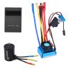 3650 3100KV Brushless Motor with 120A ESC Combo, High Speed Alloy Sensorless Motor and Electric Speed Controller Set for 1/10 RC Car Upgraded (120A) view 1