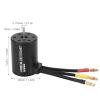 3650 3100KV Brushless Motor with 120A ESC Combo, High Speed Alloy Sensorless Motor and Electric Speed Controller Set for 1/10 RC Car Upgraded (120A) view 3