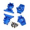 GTHELE Aluminum Front & Rear Differential Housing Bulkhead for 1/18 Traxxas LaTrax Teton Desert Prerunner Rally SST, Replacement Parts 7530 (Dark Blue) view 4