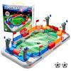 Couomoxa Upgrade Mini Football Games with 4 Flipper Drive Simulate Mini Tabletop Soccer Sport Board Game Educational Interactive Play Toy Gift for Boys,Girls Ages 3+ Adults view 1