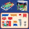 Couomoxa Upgrade Mini Football Games with 4 Flipper Drive Simulate Mini Tabletop Soccer Sport Board Game Educational Interactive Play Toy Gift for Boys,Girls Ages 3+ Adults view 4