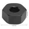 Keenso 4pcs 5mm to 12mm Combiner Wheel Hub Hex Adapter Accessory for WPL D12 1/10 RC Trucks (Black BL) view 4