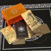 Jayiaine Tarot Cards for Beginners,Oracle Cards Deck with Guidebook Prophecy Waterproof Cards, Fortune Teller Game Set for Family Reunion Expert Reader for Christmas Birthday, Gold view 1