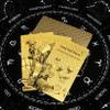 Jayiaine Tarot Cards for Beginners,Oracle Cards Deck with Guidebook Prophecy Waterproof Cards, Fortune Teller Game Set for Family Reunion Expert Reader for Christmas Birthday, Gold view 4
