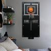 Archtwain Basketball Hoop Life Size Wall Hanging Game Board Black & White view 2