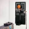 Archtwain Basketball Hoop Life Size Wall Hanging Game Board Black & White view 4