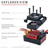 150A Waterproof ESC High RC Brushless Motor ESC Set for 1/8 Scale RC Car view 4