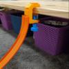 SpeedFreakCNC 1/64 Scale Track C Clamp, Orange, Compatible with Hot Wheels & Matchbox view 2