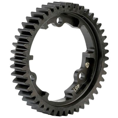 Powerhobby 46T Hardened Steel Mod 1 Spur Gear FITS: Traxxas/E-revo/Maxx/X-Maxx/XO-1 / Sledge