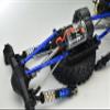GPM Upgrades Aluminum 7075-T6 Front Upper & Rear Upper Links Parts Tree for 1/18 UTB18 Capra 4WD Unlimited Trail Buggy (AXI01002) Rc Cars (Black) view 3