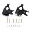 KYX Racing Aluminum Portal Axle Steering Knuckles Set Upgrades Parts Accessories for 1/18 RC Crawler Car Axial Capra UTB18 view 3