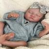 Pinky Reborn Baby Dolls 19 Inch Lifelike Preemie Baby Dolls Silicone Weighted Body Realistic Girl Doll Gift for Kids Age 3+ view 1