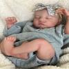 Pinky Reborn Baby Dolls 19 Inch Lifelike Preemie Baby Dolls Silicone Weighted Body Realistic Girl Doll Gift for Kids Age 3+ view 3