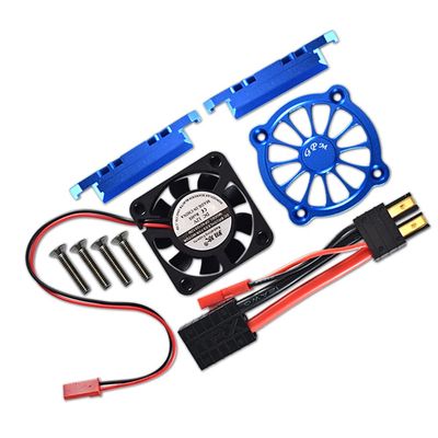 GPM for TRAXXAS 1/10 MAXX Monster Truck 89076-4 Aluminum Alloy Motor Radiator with Fan