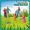 53PCS Outdoor Lawn Carnival Games Bean Bags Ring Toss Set Potato Sack Race Bags Egg and Spoon Race Party for Kid Adult FamilyBirthday Party Family Reunion Outside Field Day Easter Games view 4