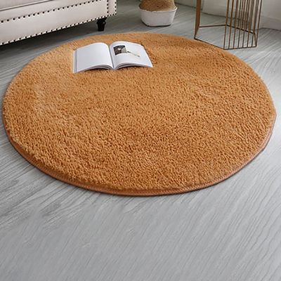 Soft Round Area Rug for Bedroom, Circle Rug for Nursery Room,Fluffy Carpet for Kids Room,Shaggy Area Mat for Living Room,Furry Rug for Baby,Teen Room Decor for Girls Boys Anti-Skid Furry Comfy Bedroom