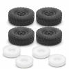 VBESTLIFE Rubber Wheel Hub Tire for WPL/MN Series RC Vehicle, Replacement RC Car Tires Fit for WPL C14/C24/C34/C44KM/B14/B16/B36/C24-1/MN90/MN91/MN45/MN99/MN40 etc. view 1
