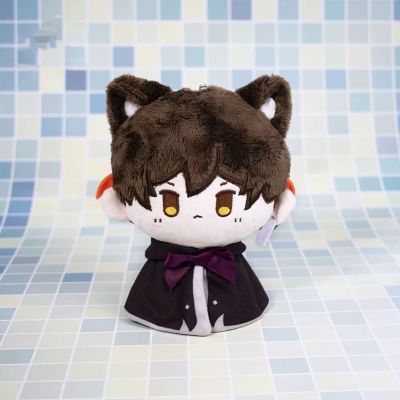 Alwoligag Anime Charms Plush Toys Venti Zhongli Kazuha Xiao Plush Toy, Keychain Anime Figure Soft Stuffed Gift for Game FansZhongli