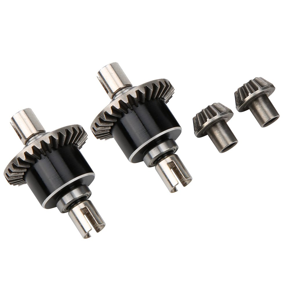 RC Vehicle Differentials, Metal Differential Gear Drive Gear Wheel Set Fit for 144001 1/14 RC Car Model