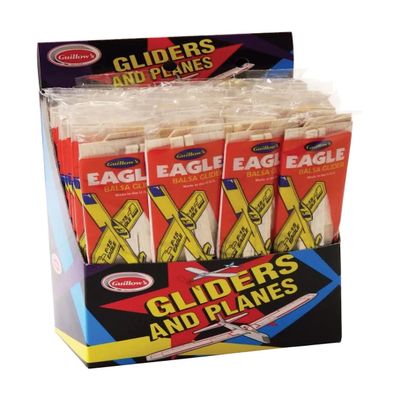 ItsYourAirplane.com Guillow's #26 Eagle Air Superiority Flyer 24 Plane Pack, Balsa Wood